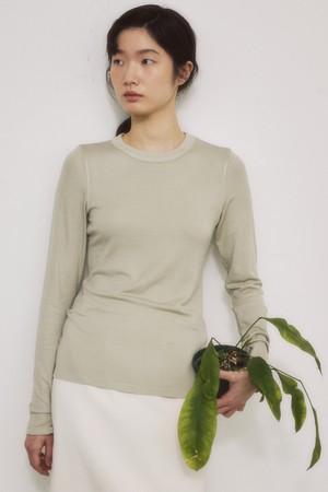 [23SS]MINT BASIC RIB JERSEY TOP