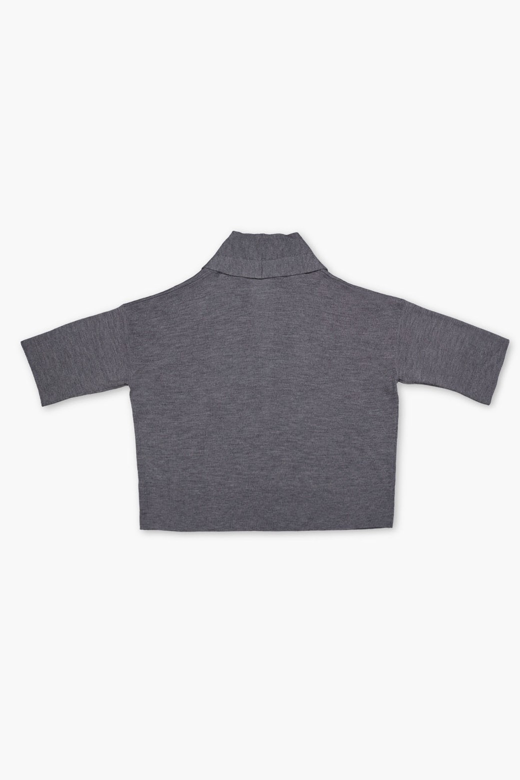 RePLAIN - 가디건 - WOOL SHAWL CARDIGAN_GREY