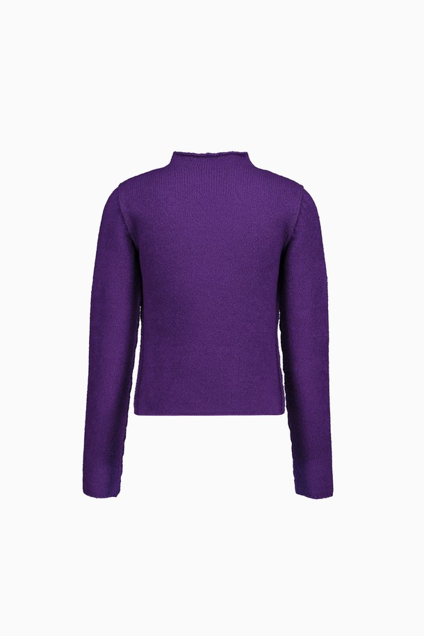 REPLAIN - 스웨터 - STITCH TURTLE KNIT_VIOLET