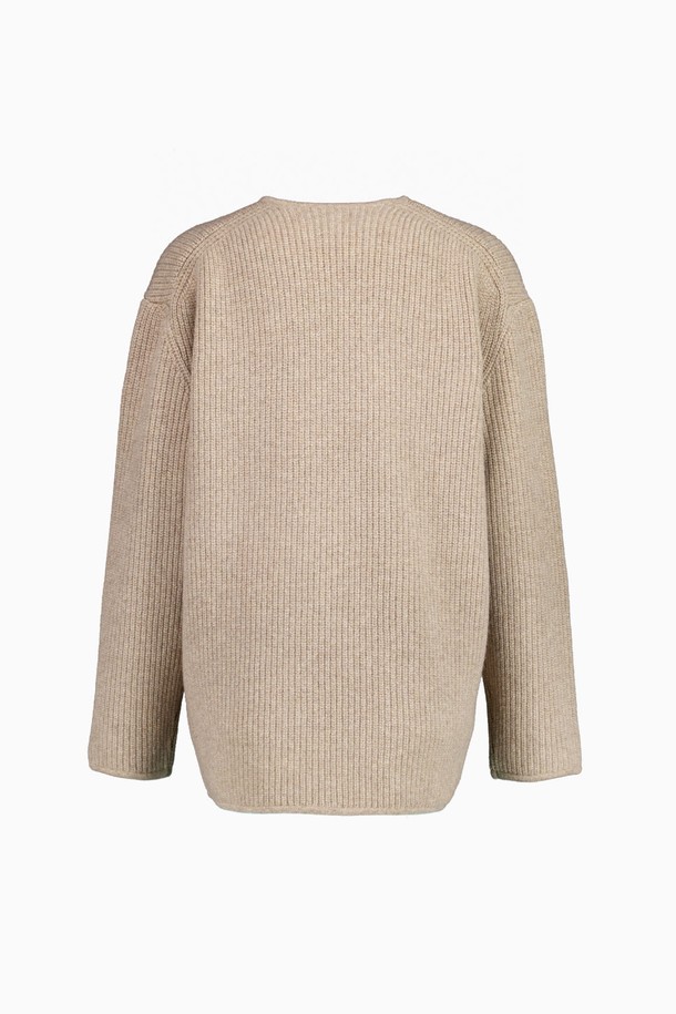 REPLAIN - 가디건 - CASHMERE 10 BOXY CARDIGAN_BEIGE