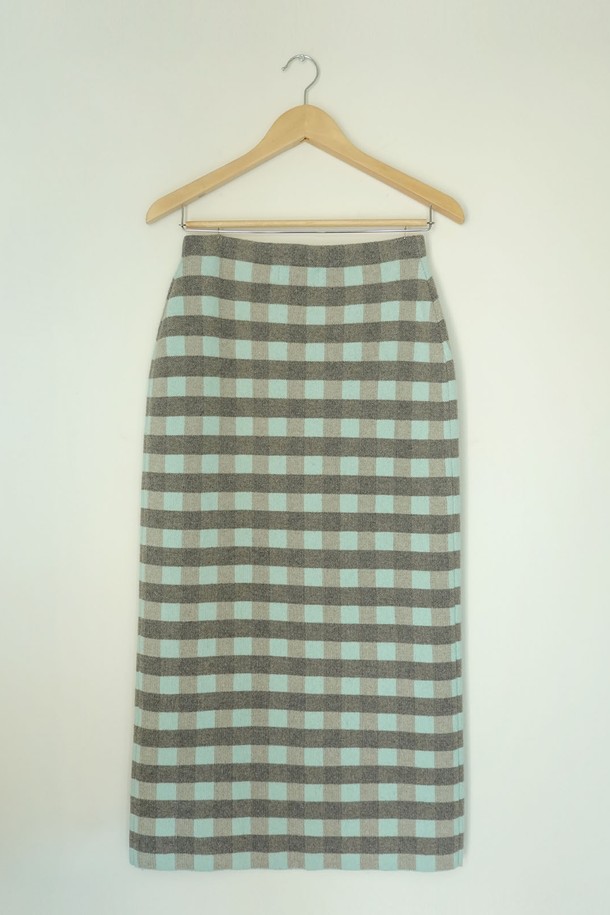 REPLAIN - 롱스커트 - (YEONXJAE COLLABO) LONG KNIT SKIRT_MINT