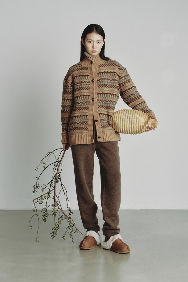 REPLAIN - 점퍼 - CHUNKY KNIT JUMPER_BEIGE