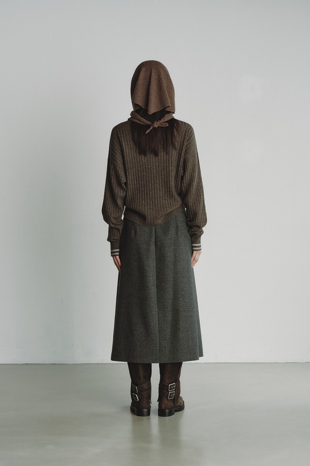 REPLAIN - 스카프/머플러 - CASHMERE 10 TRIANGLE MUFFLER_BROWN