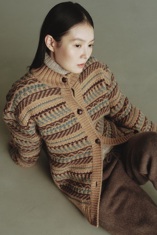 REPLAIN - 점퍼 - CHUNKY KNIT JUMPER_BEIGE