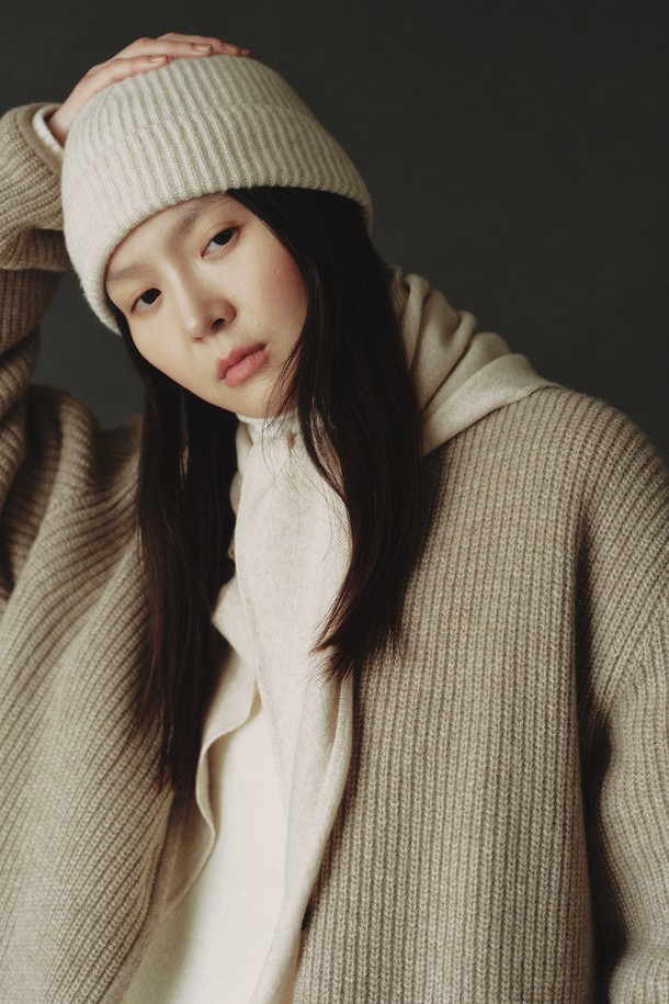 REPLAIN - 모자 - CASHMERE 10 BEANIE_PALE BEIGE