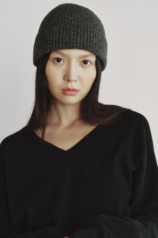 REPLAIN - 스웨터 - CASHMERE 30 V-NECK KNIT_BLACK