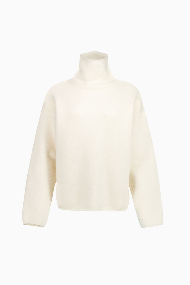 REPLAIN - 터틀넥 - SNOWY CHUNKY KNIT_IVORY