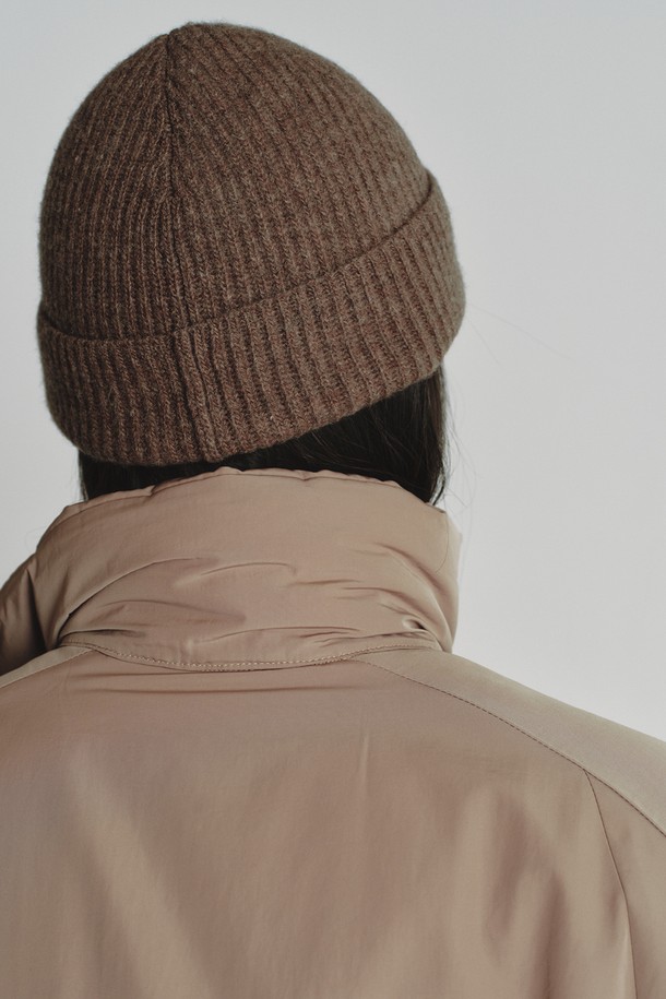 REPLAIN - 모자 - CASHMERE 10 BEANIE_BROWN