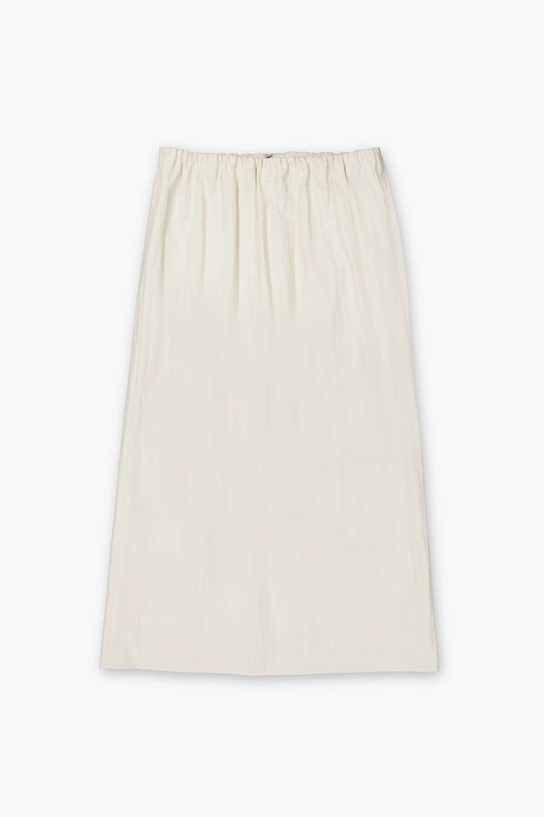 REPLAIN - 미디스커트 - VOLUME MIDI SKIRT _PALE BEIGE