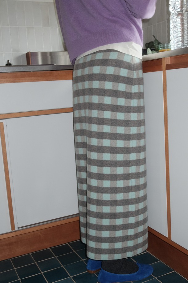 REPLAIN - 롱스커트 - (YEONXJAE COLLABO) LONG KNIT SKIRT_MINT