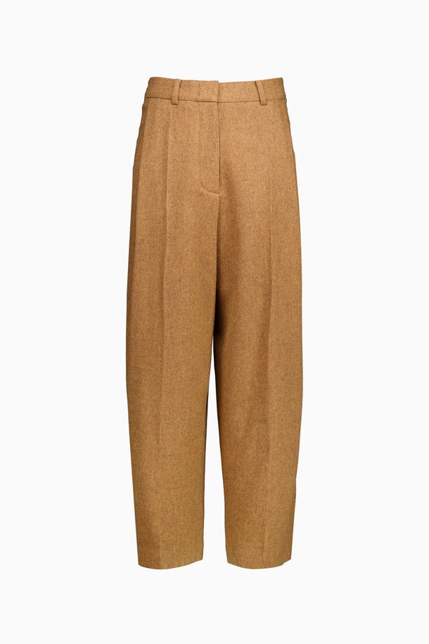 REPLAIN - 롱/미디팬츠 - WOOL BLEND WIDE PANTS_BEIGE