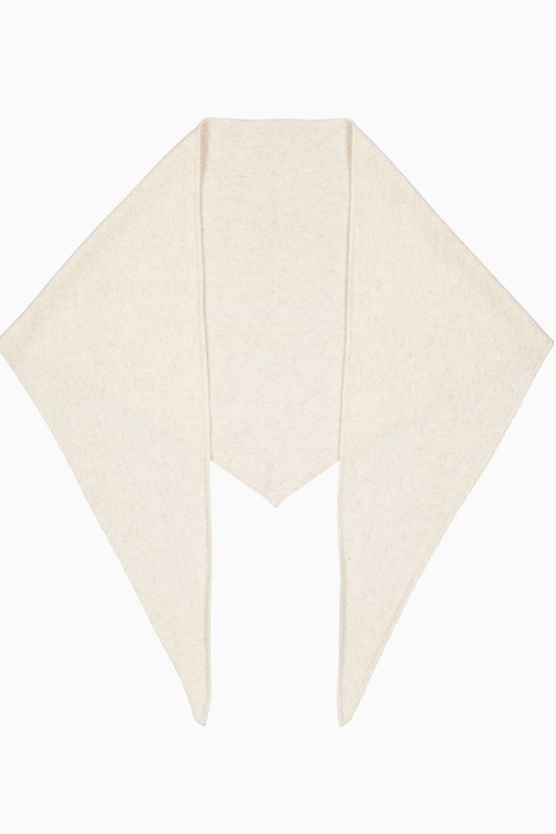 REPLAIN - 스카프/머플러 - CASHMERE 10 TRIANGLE MUFFLER_PALE BEIGE