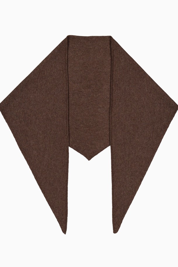 REPLAIN - 스카프/머플러 - CASHMERE 10 TRIANGLE MUFFLER_BROWN