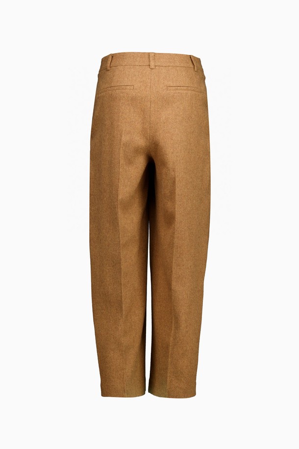 REPLAIN - 롱/미디팬츠 - WOOL BLEND WIDE PANTS_BEIGE