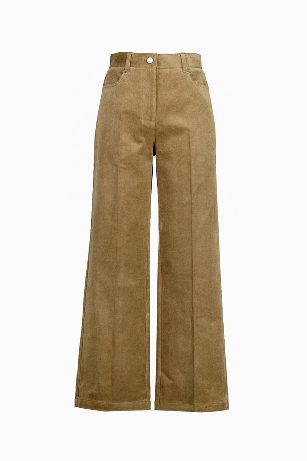 REPLAIN - 롱/미디팬츠 - CORDUROY STRAIGHT PANTS_BEIGE