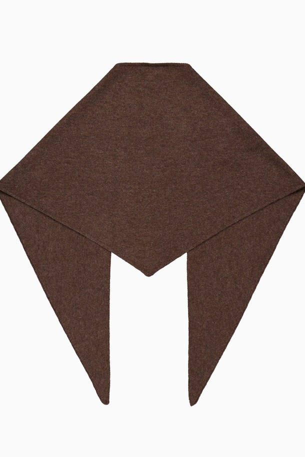 REPLAIN - 스카프/머플러 - CASHMERE 10 TRIANGLE MUFFLER_BROWN