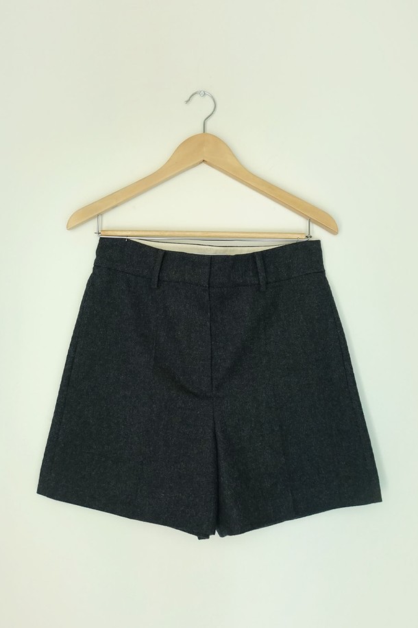 REPLAIN - 쇼트팬츠 - (YEONXJAE COLLABO) WOOL BLEND SHORTS_NAVY