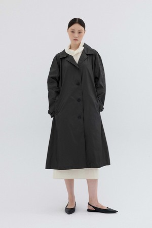 LIGHT WEIGHT TRENCH COAT_DARK BROWN