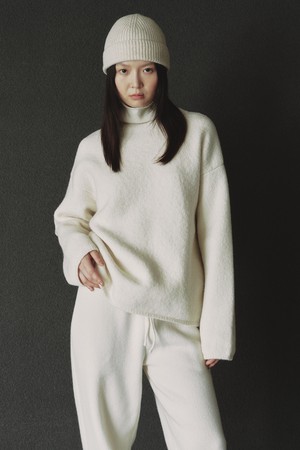 SNOWY CHUNKY KNIT_IVORY