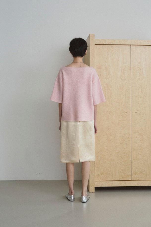 RePLAIN - 스웨터 - ITALIAN ALPACA KNIT TOP_PINK