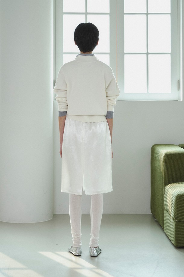 RePLAIN - 레깅스 - WOOL BLEND JERSEY LEGGINGS_OFF WHITE