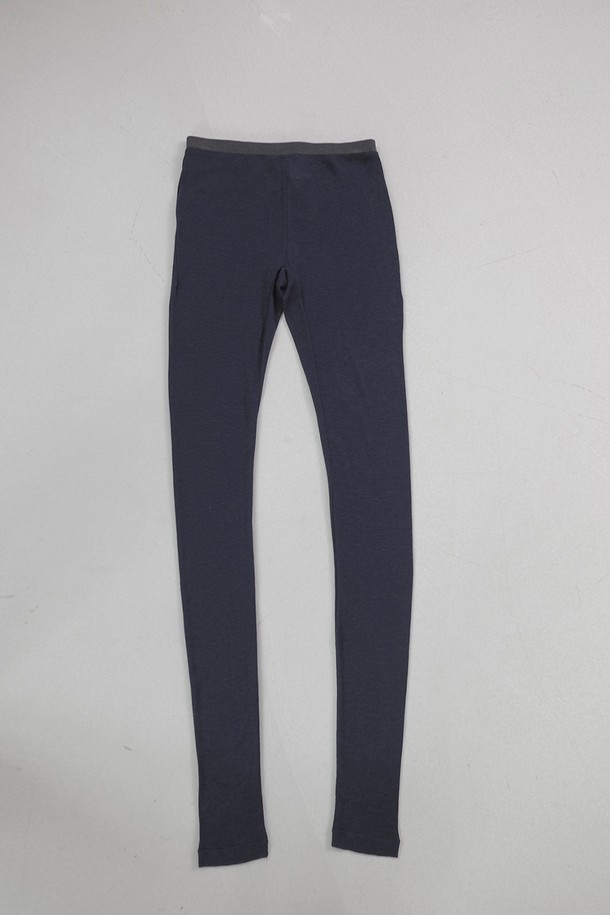 RePLAIN - 레깅스 - WOOL BLEND JERSEY LEGGINGS_DARK NAVY