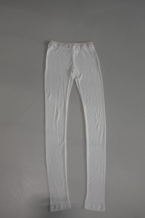 RePLAIN - 레깅스 - WOOL BLEND JERSEY LEGGINGS_OFF WHITE