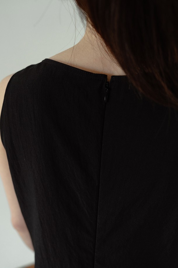 RePLAIN - 민소매 원피스 - BOATNECK MAXI DRESS_BLACK