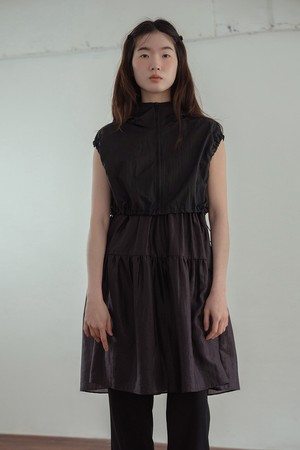 SHEER VEST JUMPER_BLACK