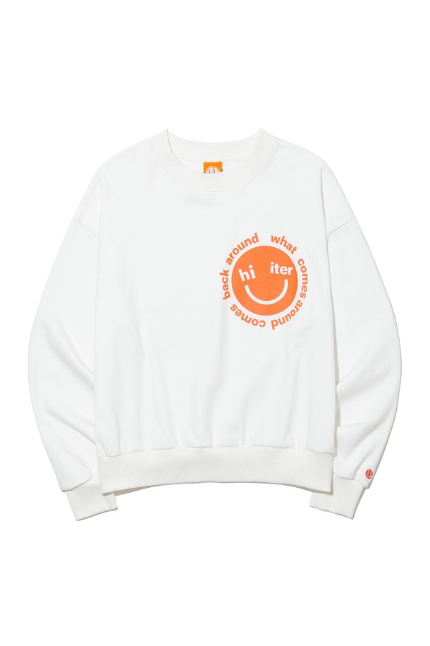 ITER_FACE  - 긴소매 티셔츠 - [ITER_FACE LINE] HI FACE CREWNECK