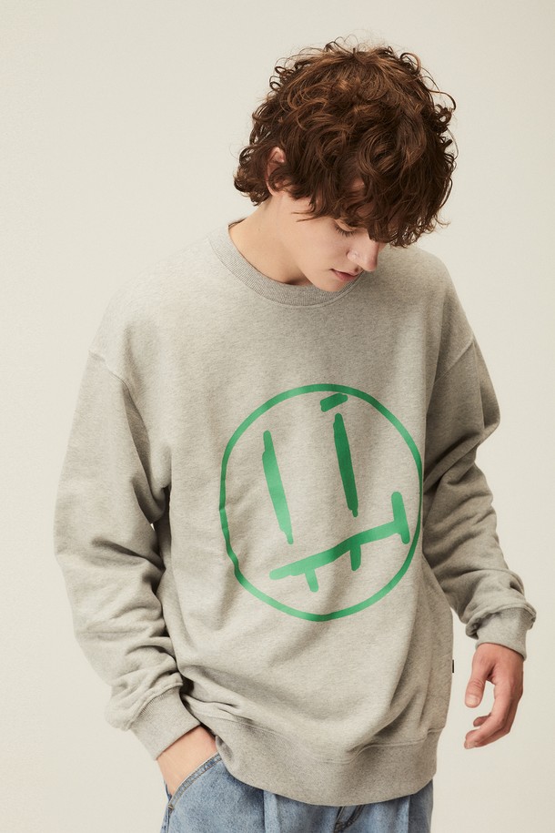 ITER_FACE  - 스웨트셔츠 - [ITER_FACE LINE] BIG FACE SWEATSHIRTS