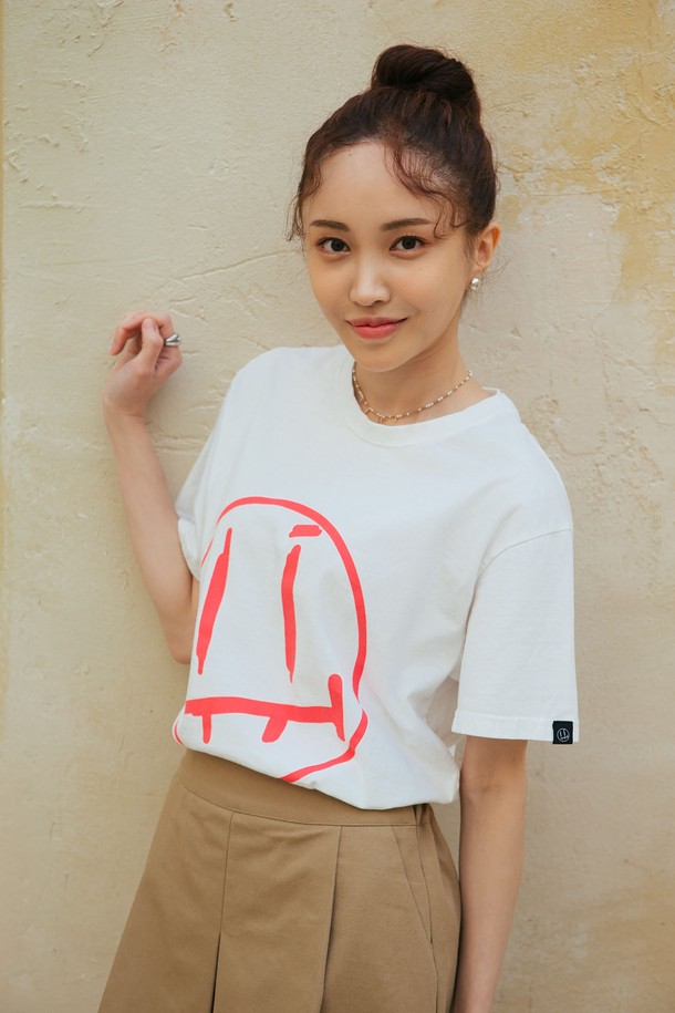 ITER_FACE  - 반팔티셔츠 - [ITER_FACE LINE] BIG FACE T-SHIRTS