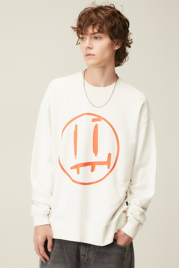 ITER_FACE  - 스웨트셔츠 - [ITER_FACE LINE] BIG FACE SWEATSHIRTS