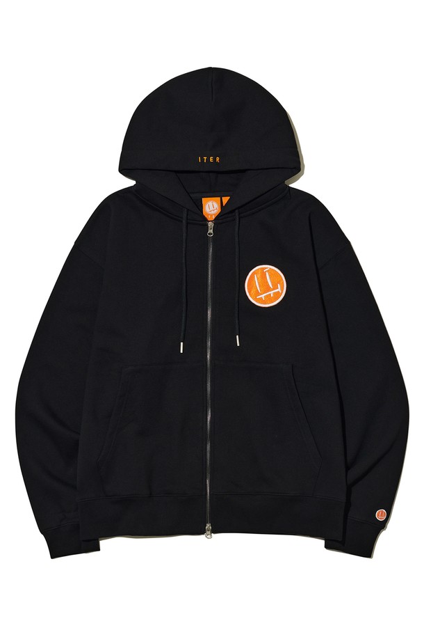 ITER_FACE  - 후디 - [ITER_FACE LINE] (기모) FACE FELT HOOD ZIP UP