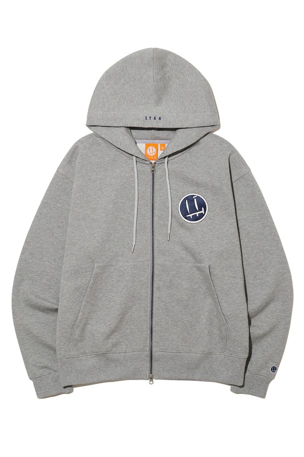 ITER_FACE  - 후디 - [ITER_FACE LINE] (기모) FACE FELT HOOD ZIP UP