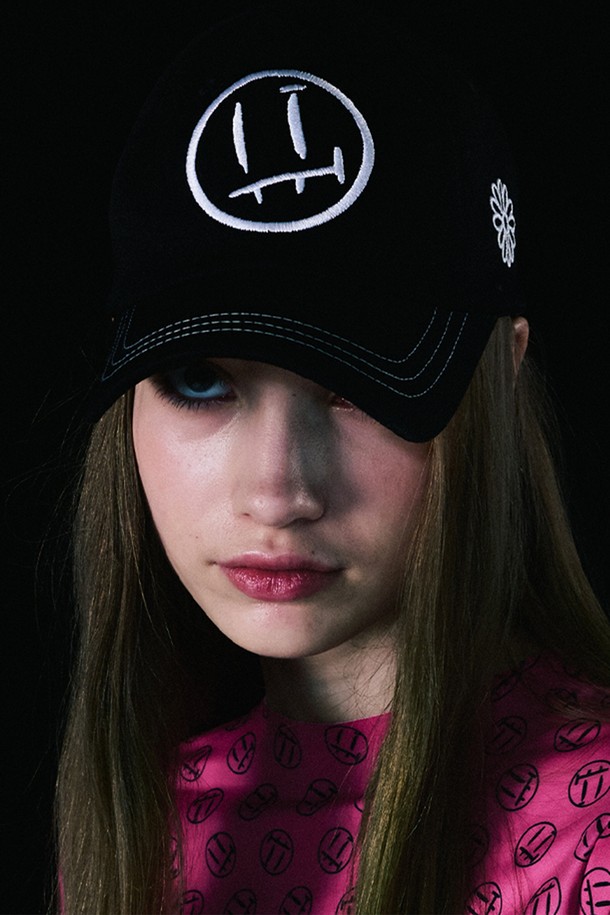 ITER_FACE  - 모자 - [ITER] ITERFACE FLOWER BALL CAP_BLACK