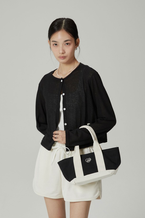 ITER - 토트백 - Logo tote bag_Black