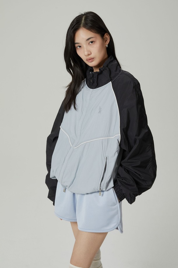 ITER - 바람막이/아노락 - Raglan color point windbreaker jacket_[2Color]