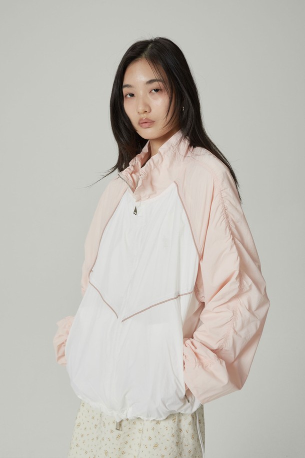 ITER - 바람막이/아노락 - Raglan color point windbreaker jacket_[2Color]