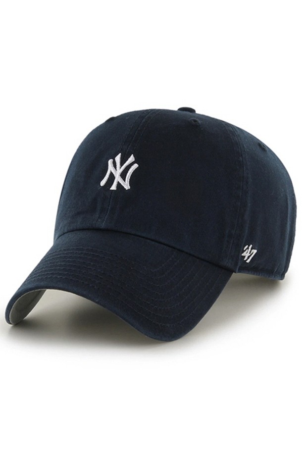 47 BRAND - 모자 - 47브랜드 스몰로고 NY 양키스 클린업 볼캡 네이비 /모자/MLB/ NY