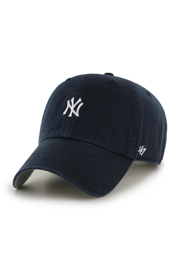 47 BRAND - 모자 - 47브랜드 스몰로고 NY 양키스 클린업 볼캡 네이비 /모자/MLB/ NY