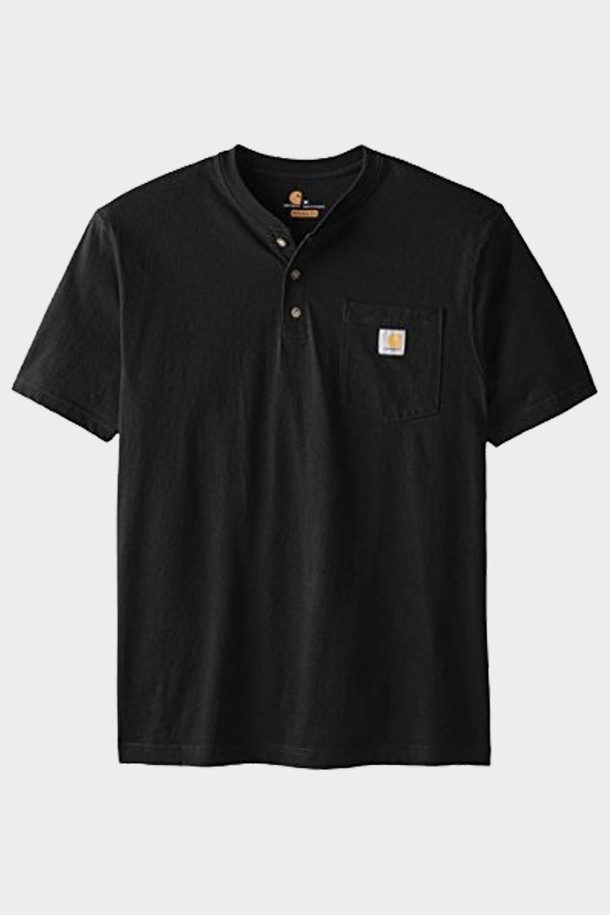 Carhartt - 반팔티셔츠 - 칼하트 헨리넥 반팔티 포트 /반팔/ K84-PRT