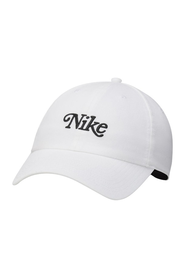 NIKE - 모자 - 나이키 헤리티지86 워시드 솔리드 볼캡 화이트 / DH1637-121