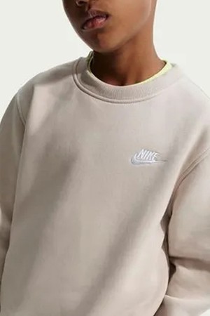 나이키/아동긴팔/NSW 클럽 플리스 주니어 스웻셔츠(FD3006-236)/EV