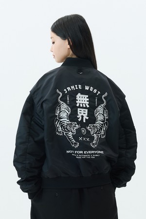 NL 수베니어 봄버 자켓_BLACK-a