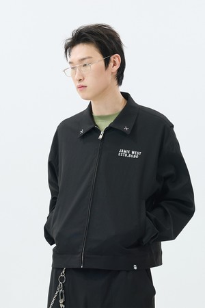 메탈 카라포인트 워크자켓_BLACK-a