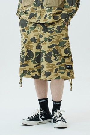 퍼티그 카고 버뮤다 쇼츠_CAMEL-a