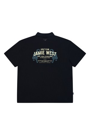 비욘드 타이거 레터링 카라티셔츠_BLACK-a