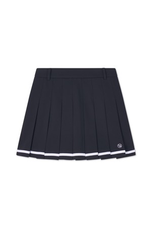 [앤투마스] 여성 S/S 테이프 포인트 플리츠 스커트 ABE5FPK653 블랙_NOCOLOR-a
