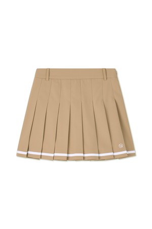 [앤투마스] 여성 S/S 테이프 포인트 플리츠 스커트 ABE5FPK653 베이지_NOCOLOR-a